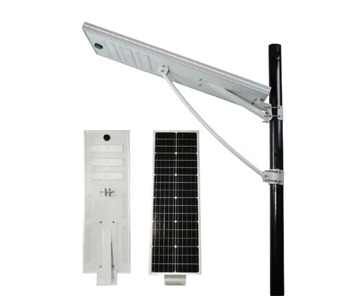 components of all in one street light